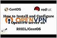 Configure OpenVPN Server on RHEL 8 CentOS